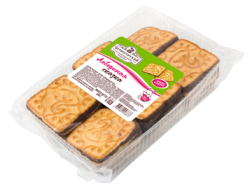 Сахарное печенье "Лебединая сказка" в кондитерской глазури