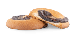 Печенье сдобное с начинкой "Ягодные оладушки" с черёмухой