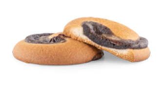 Печенье сдобное с начинкой "Ягодные оладушки" с черёмухой