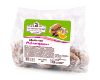 Пряники "Черногорские" с шоколадно-апельсиновым вкусом