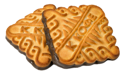 Сахарное печенье "К кофе"  в глазури