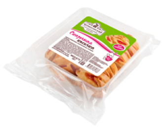 Печенье дрожжевое "Сказочная косичка" клубника