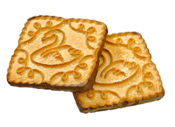 Сахарное печенье "Лебединая сказка" в глазури