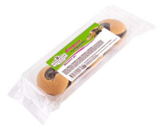 Печенье сдобное с начинкой "Ягодные оладушки" с черёмухой