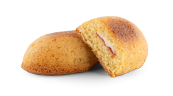 Печенье сдобное с начинкой "Черногорские пирожки" со вкусом творога и ароматом брусники