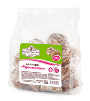 Пряник "Черногорский" с шоколадным вкусом